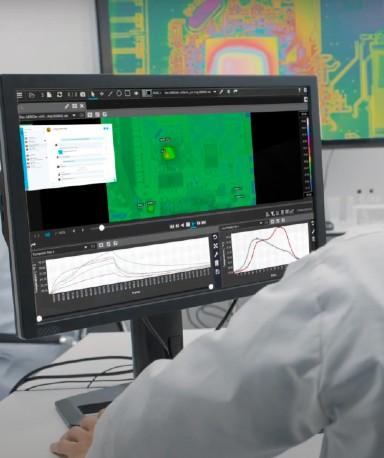 Using thermography to inspect a microchip with the FLIR 8580 MWIR